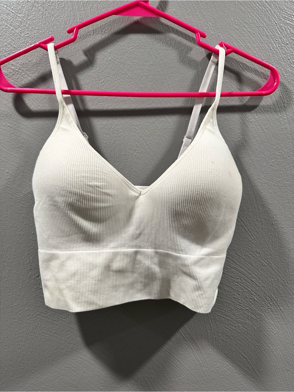 Streetwear Society Ribbed White Brami Crop Top
